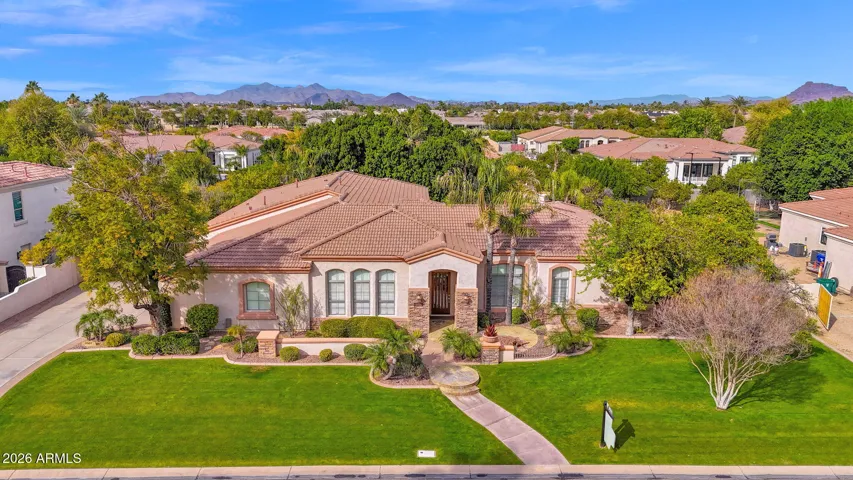 Aerial View Front of Home