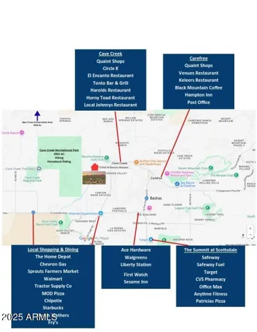Prime Location near Shops & Restaurants. Feels Remote But is Only a 10 Minute Drive.