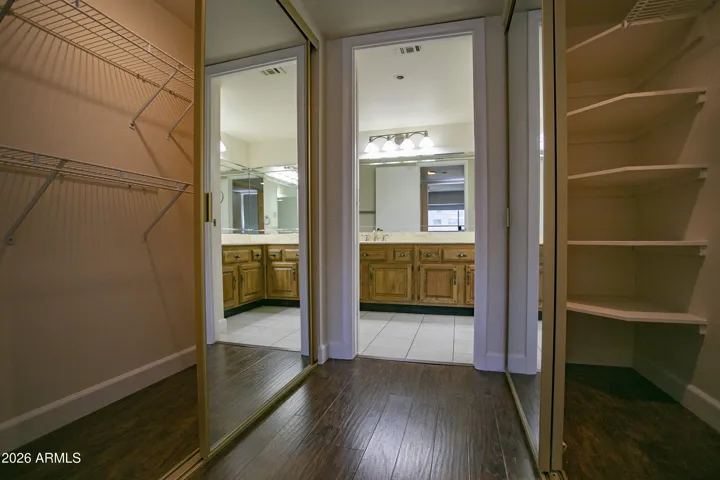 Double closets