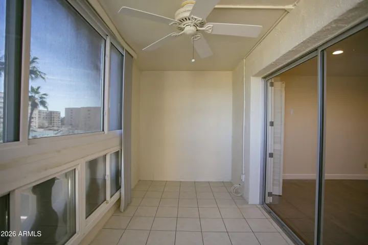 Enclosed patio with windows that all open to enjoy year round living.