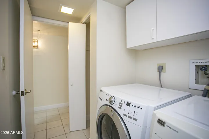 Building 33 is one of the newest buildings in the complex and this one has a large laundry room with full size units that convey.