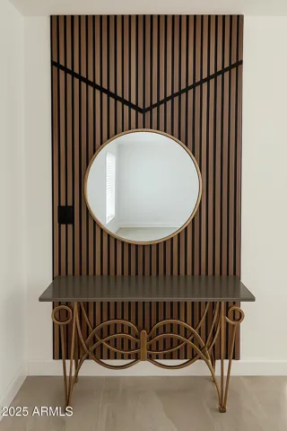 A place to put your keys, mail, and your purse when entering the house