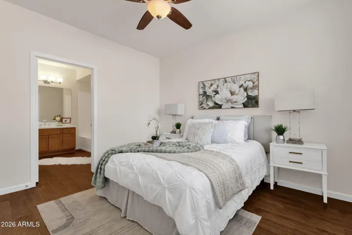 Plenty of room for a king-sized bed.