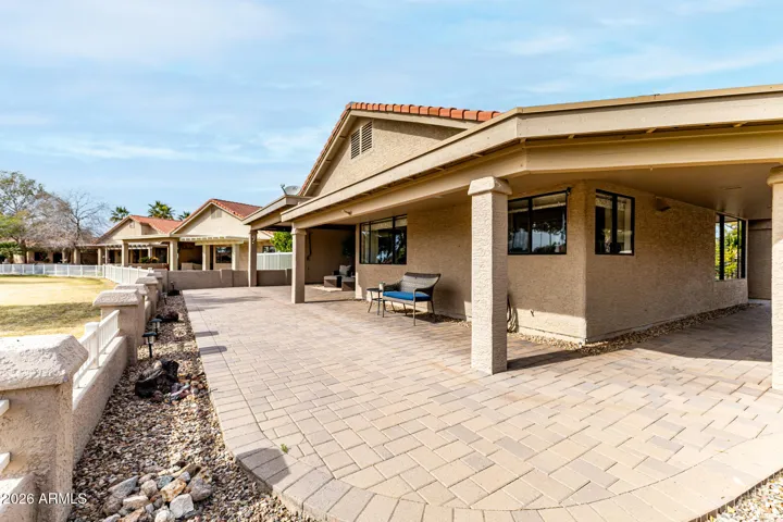 wrap around covered patio