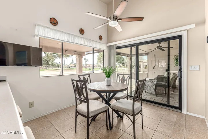 RENEWAL BY ANDERSON SLIDERS off the kitchen & living room