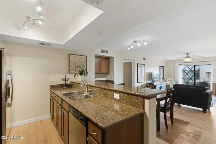Cook and entertain easily with this open floorplan