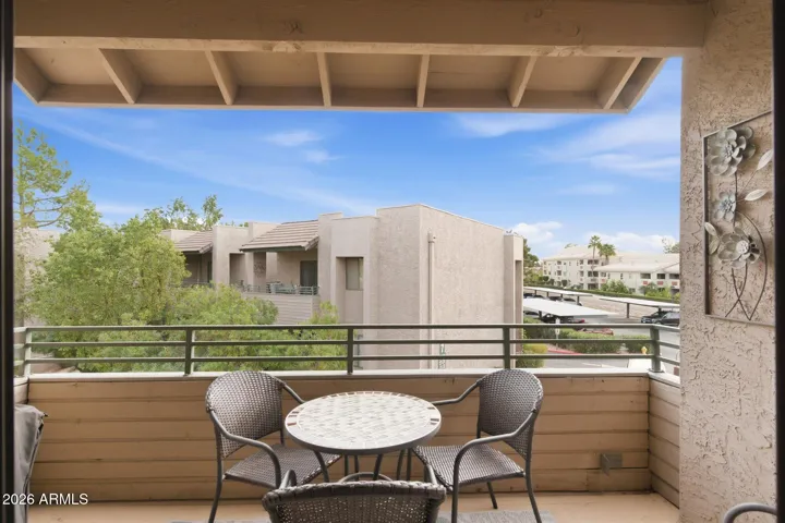 Patio with views to enjoy your morning coffee
