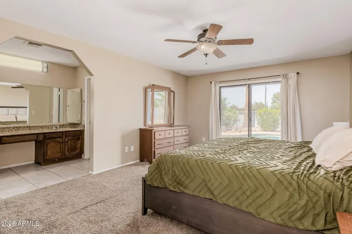 Split floorplan so you have your own wing of the house.