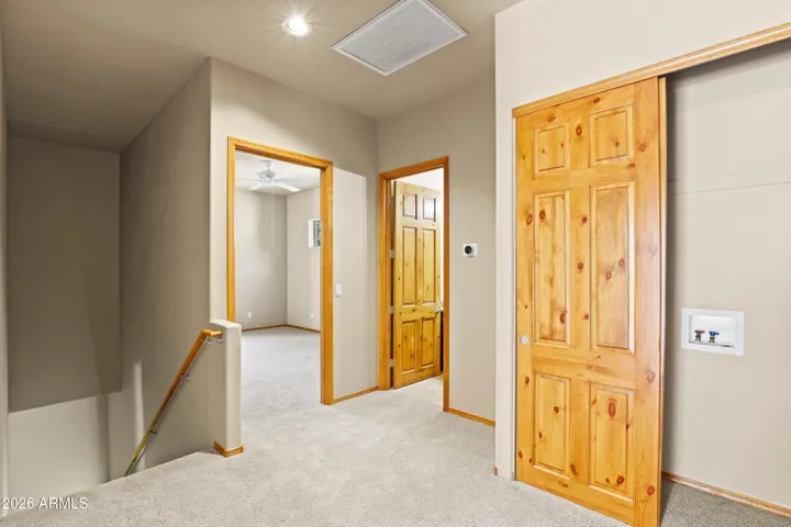 upstairs