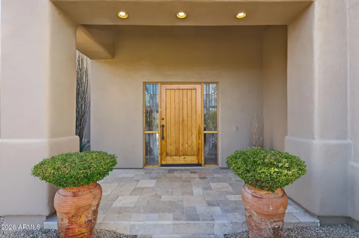 Welcoming entrance