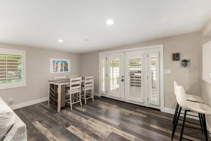 Flexible Dining or Gaming Spaces!