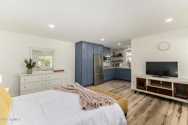 Casita features Modern Kitchen Design & Large Living Space