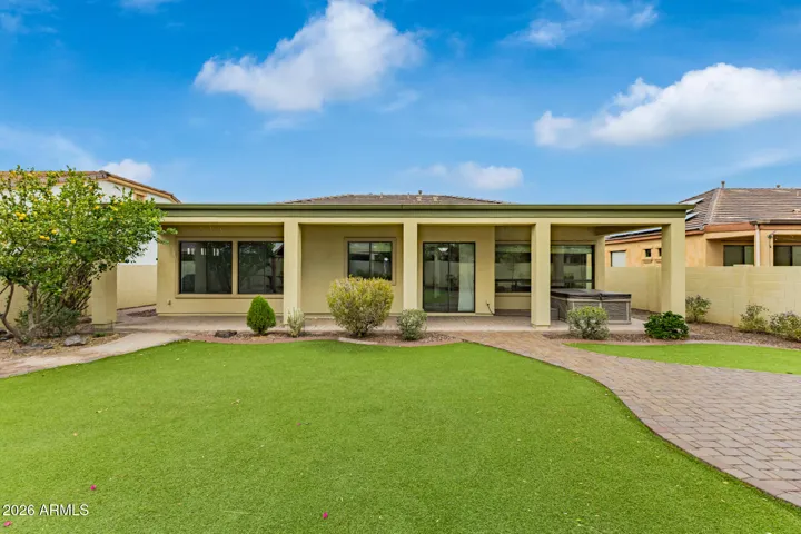 Extended length covered patio