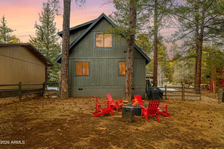 Fully fenced backyard with firepit area, NEW exterior paint, freshly painted shed, and NEW propane tank.