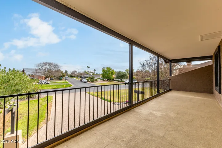 Covered Patio off Loft