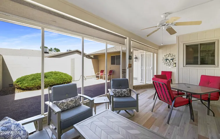 Beautiful Screened in Patio Space