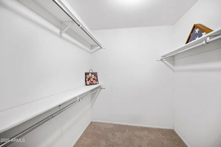 Primary Walk-In Closet.
