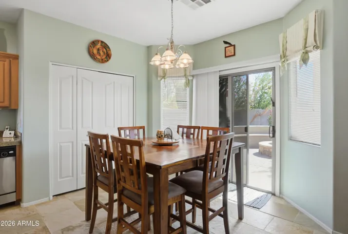 Eat In Kitchen with great view of backyard!