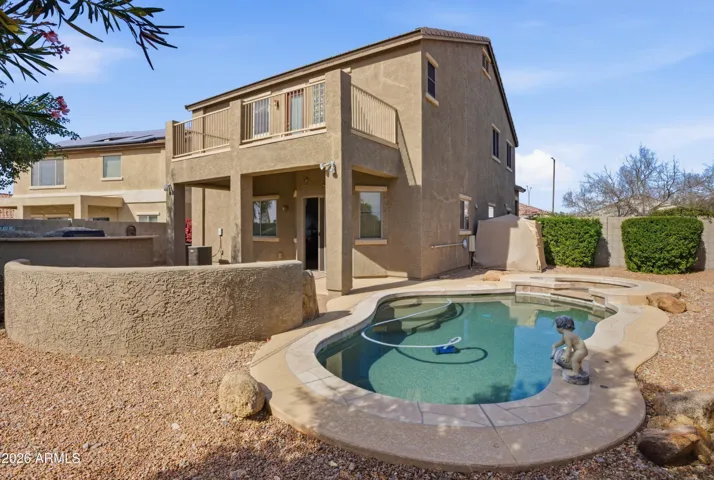 The pool is perfect for cooling down in the summertime heat!