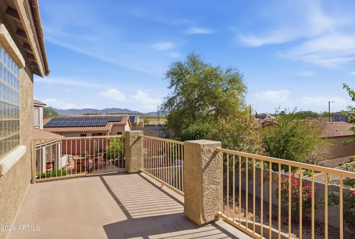 Private deck perfect for sitting and viewing the sunrise and sunset!