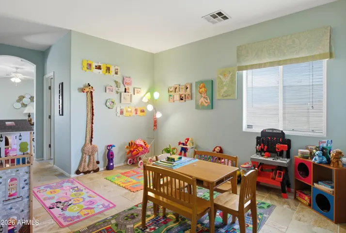 Great playroom or office area downstairs!