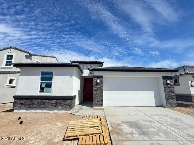 Photo of actual home under construction