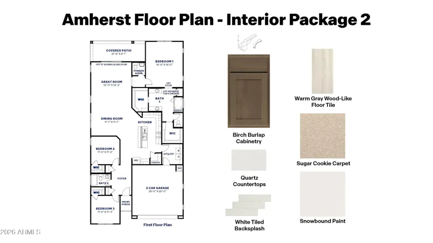 Interior package for lot 2053