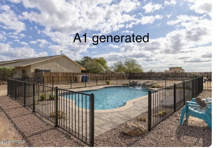 A1 generated photos to show what can be dowe on the west side of property.