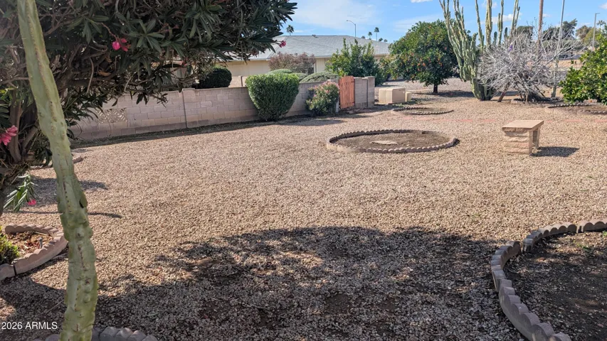 Big back yard.
