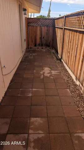 Private entry to guest house.
