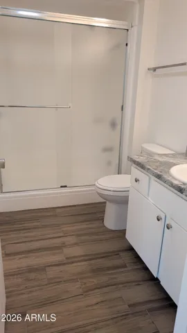 Primary bathroom.