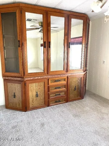 Gorgeous built in hutch in formal dining
