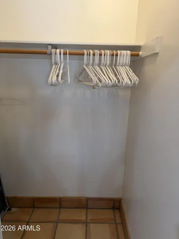 walk in closet in Primary bedroom