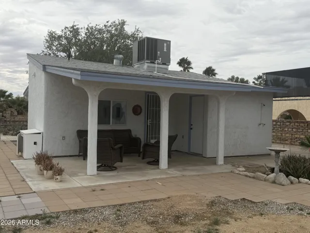 covered patio area