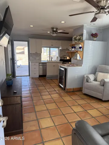 front to back of home