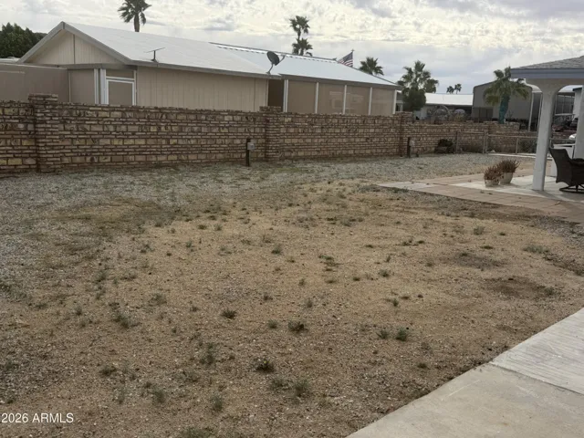 backyard...ready for someone to make it super pretty!