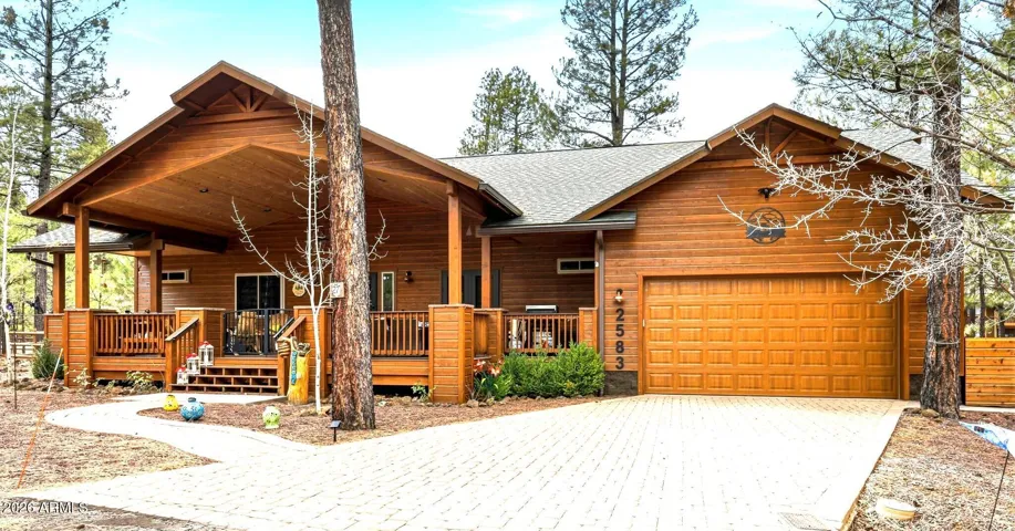 Large cabin in gated community on heavily treed lot