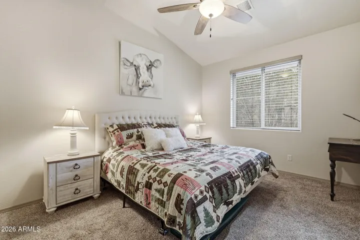 King sized guest bedroom