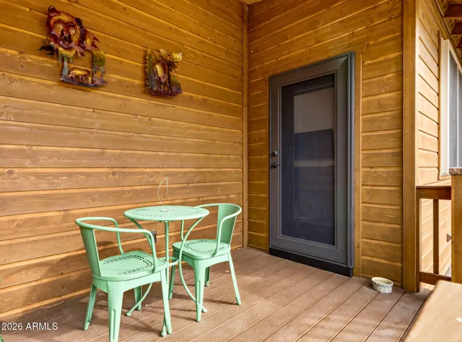 Covered outdoor back patio