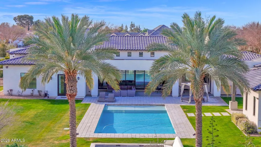 Pool Aerial View