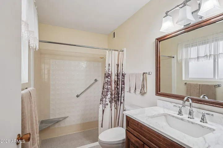 The master bathroom.