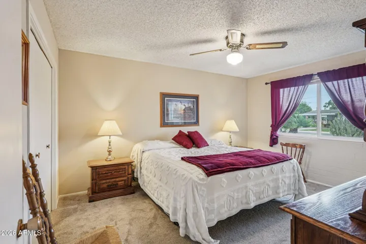The master bedroom.