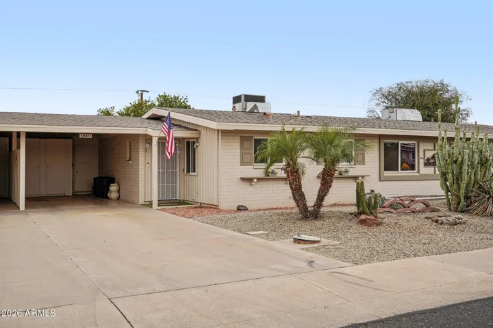 The front of the home.