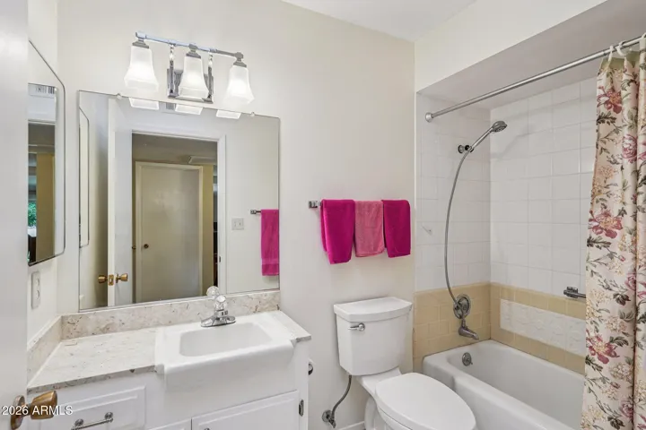 The guest bathroom.
