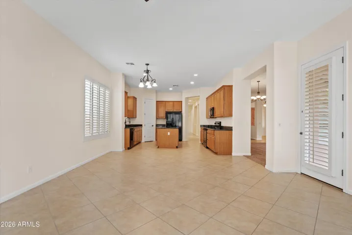 with space for dining