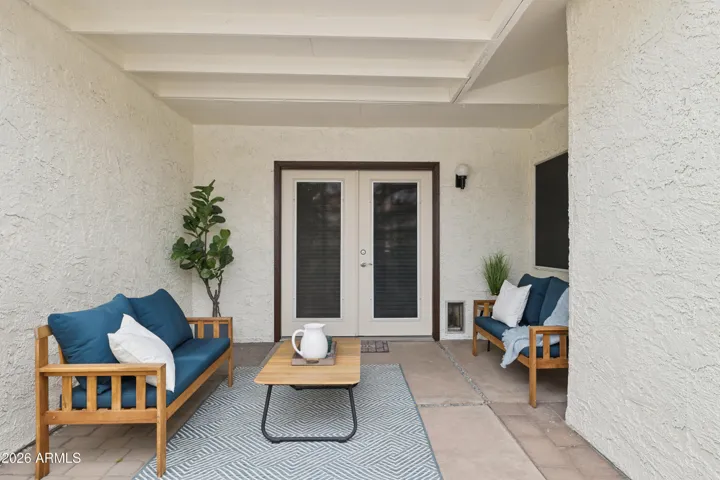 Private Back Patio Area