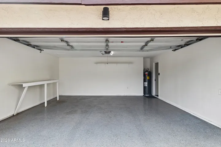 Expansive 2 Car Garage