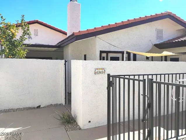 Back Gate Next to Community Pool