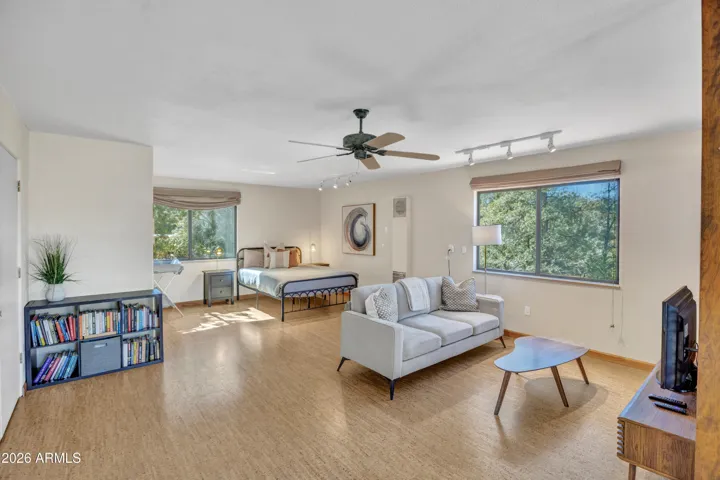 Attached Apartment with LR, Kitchenette, Bedroom and Bath. Long Term Rent the Apartment while living in the main residence.