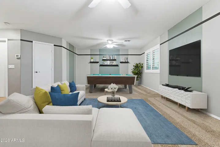 Virtually Staged Area